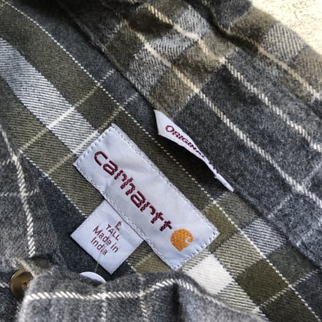 Carhartt長袖チェックシャツ