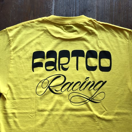 FARTCO プリントTシャツ FARTCO RACING両面プリント
