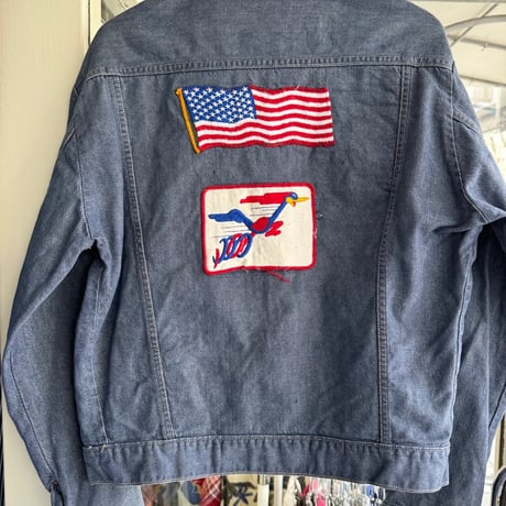 70’s〜ROEBUCKS バッドダイデニムジャケット