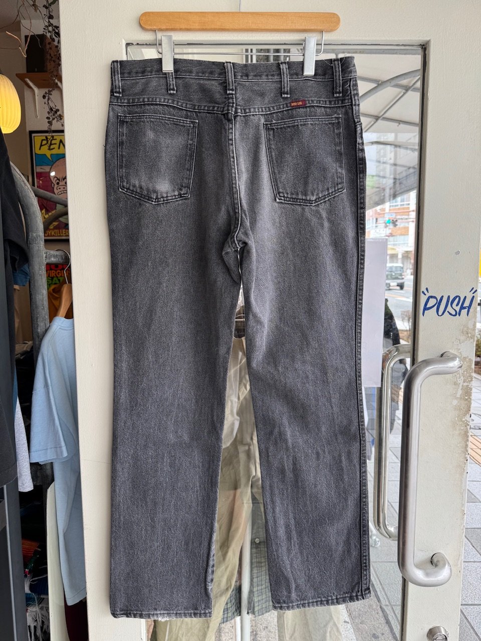 90's RUSTLER 先染めブラック | CUSTOM FEVER