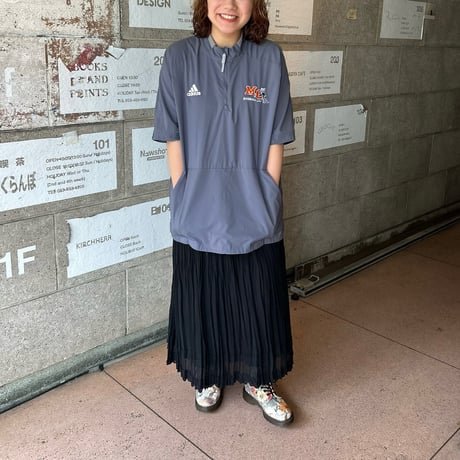 adidas×Morton College ハーフジッププルオーバー