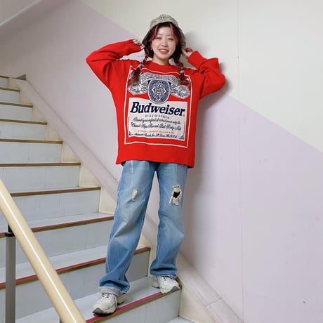 Budweiserニット