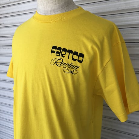 FARTCO プリントTシャツ FARTCO RACING両面プリント