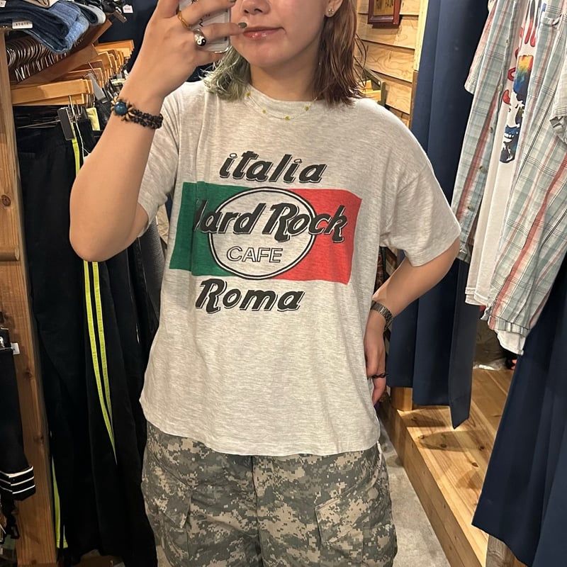Hard Rock CAFE Roma Tシャツ | CUSTOM FEVER