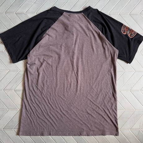 Harley-Davidson ラグランヘンリーTシャツ
