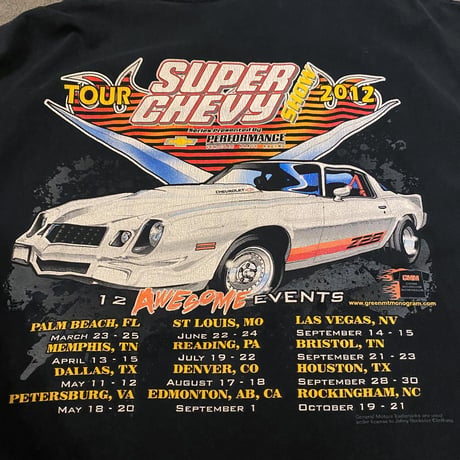 SUPER CHEVY SHOW　Tシャツ