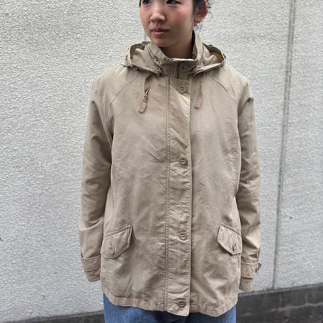 LANDS’ END ナイロンフーディージャケット
