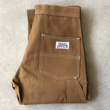 未使用 80's USA製 CARTER'S ダック地ペインターパンツW31 L34