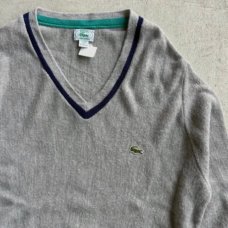 USA製 LACOSTE アクリルニットセーター