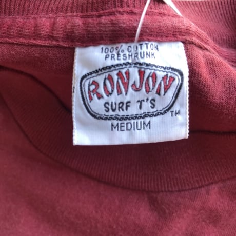 90'sUSA製RONJONプリントT  M