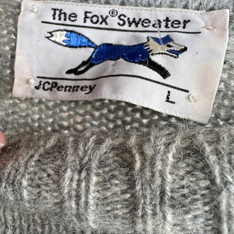 80年代 FOX ウールニットセーター