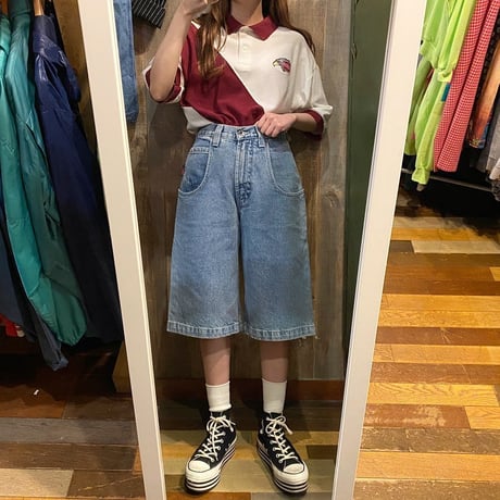 NOS USA製デニムワイドパンツ