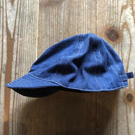 CF別注　Morocco 変形8枚CAP デニム,バットダイデニム