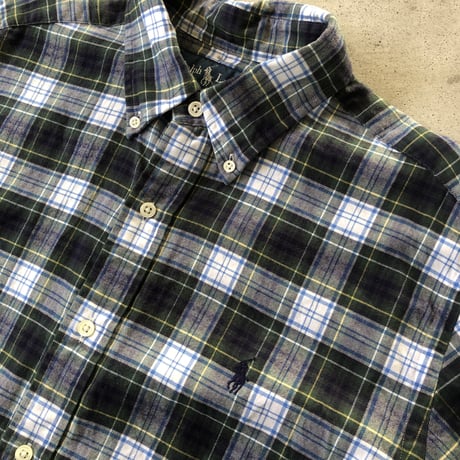 Ralph Laurenボタンダウンチェックシャツ
