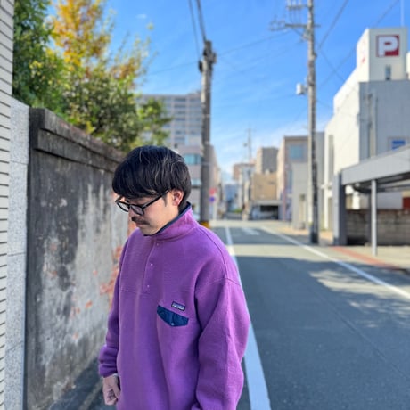 80's USA製Patagonia SYNCHILLA スナップT L
