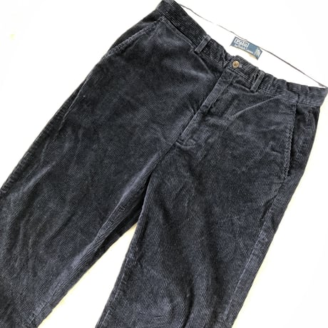 POLO RALPHLAUREN コーデュロイパンツW33×L30  ネイビー