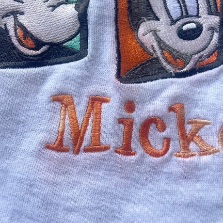 Micky刺繍スウェット