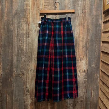 Talbots チェックロングスカート