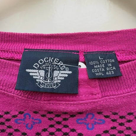 DOCKERS 総柄ロンT