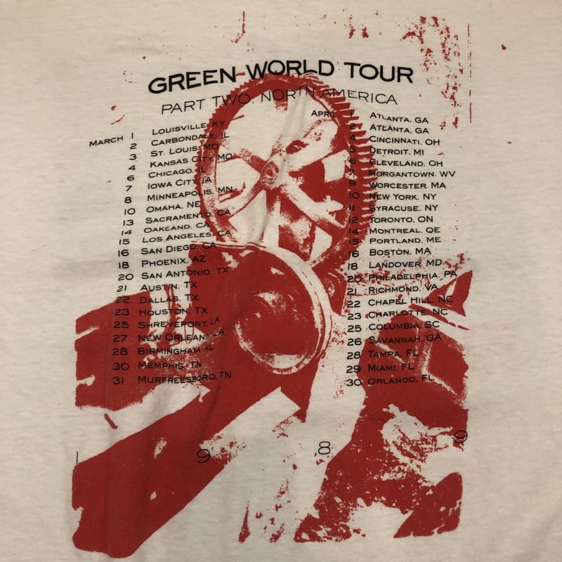R.E.M. 1989 GREEN WORLD TOUR | CUSTOM FEVER