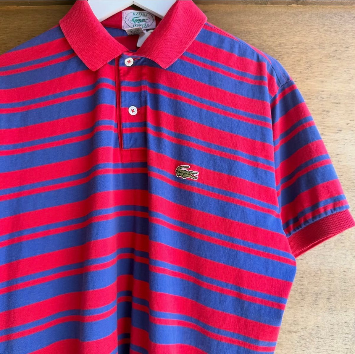 80s USA製 LACOSTE ボーダーポロシャツ | CUSTOM FEVER