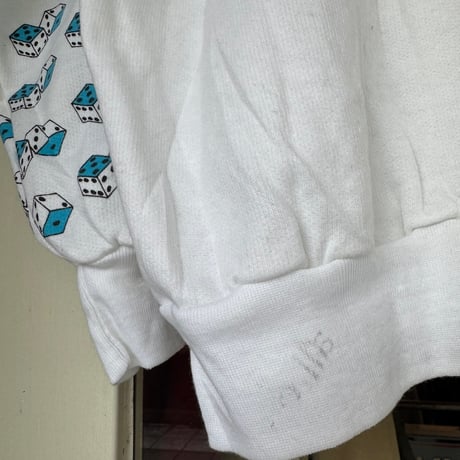 80's USA製 RENO NEVADA Dice Print Sweatスウェット  L