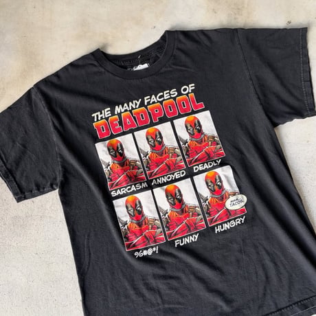 デッドプール 表情Tシャツ