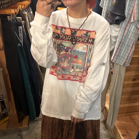 USA製 女の子長袖Tシャツ