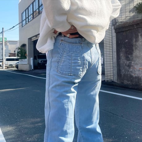 フレアデニムパンツ