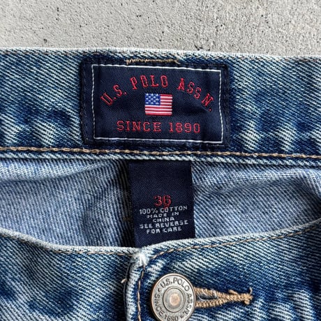 U.S. POLO ASSN. ペインターデニムショーツ　W36