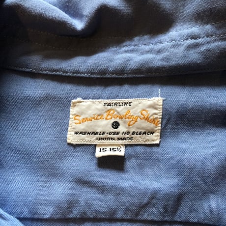 1960年代Vintageマチ付きボーリングシャツ