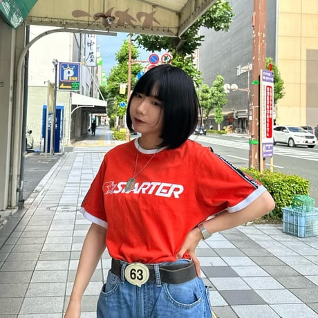 STARTER オレンジリンガーTシャツ