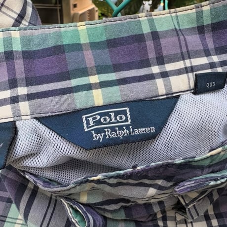 POLO チェック柄ショーツ