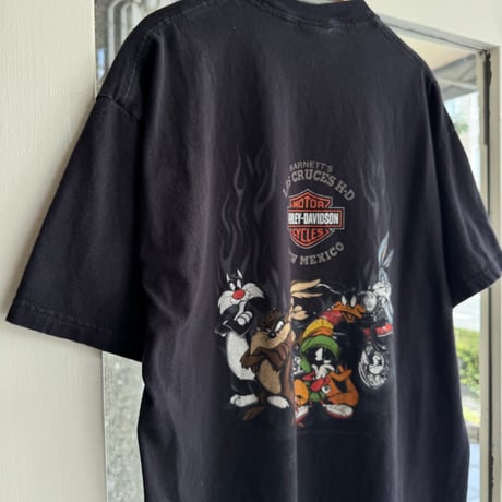 00's HARLEY DAVIDSON × LOONEY TUNES  プリントT