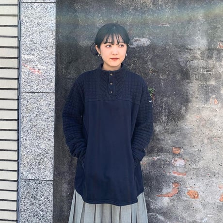 Columbiaヘンリーネックキルティング切替PO