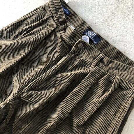 POLO RALPHLAUREN 太畝コーデュロイパンツW33×L32