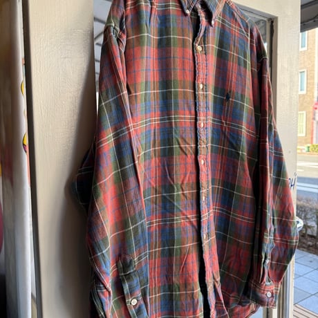 Ralph Lauren長袖チェックシャツ BLARE