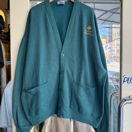 USA製 90's JERZEES スウェットカーディガン