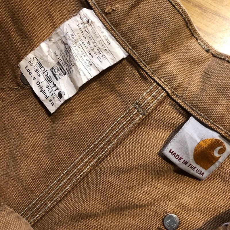 状態◎/USA製/90s carhartt/ダブルニー ペインターパンツ-