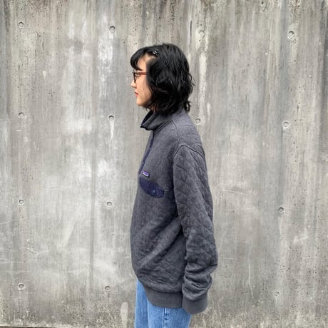 patagoniaキルティングスナップPO
