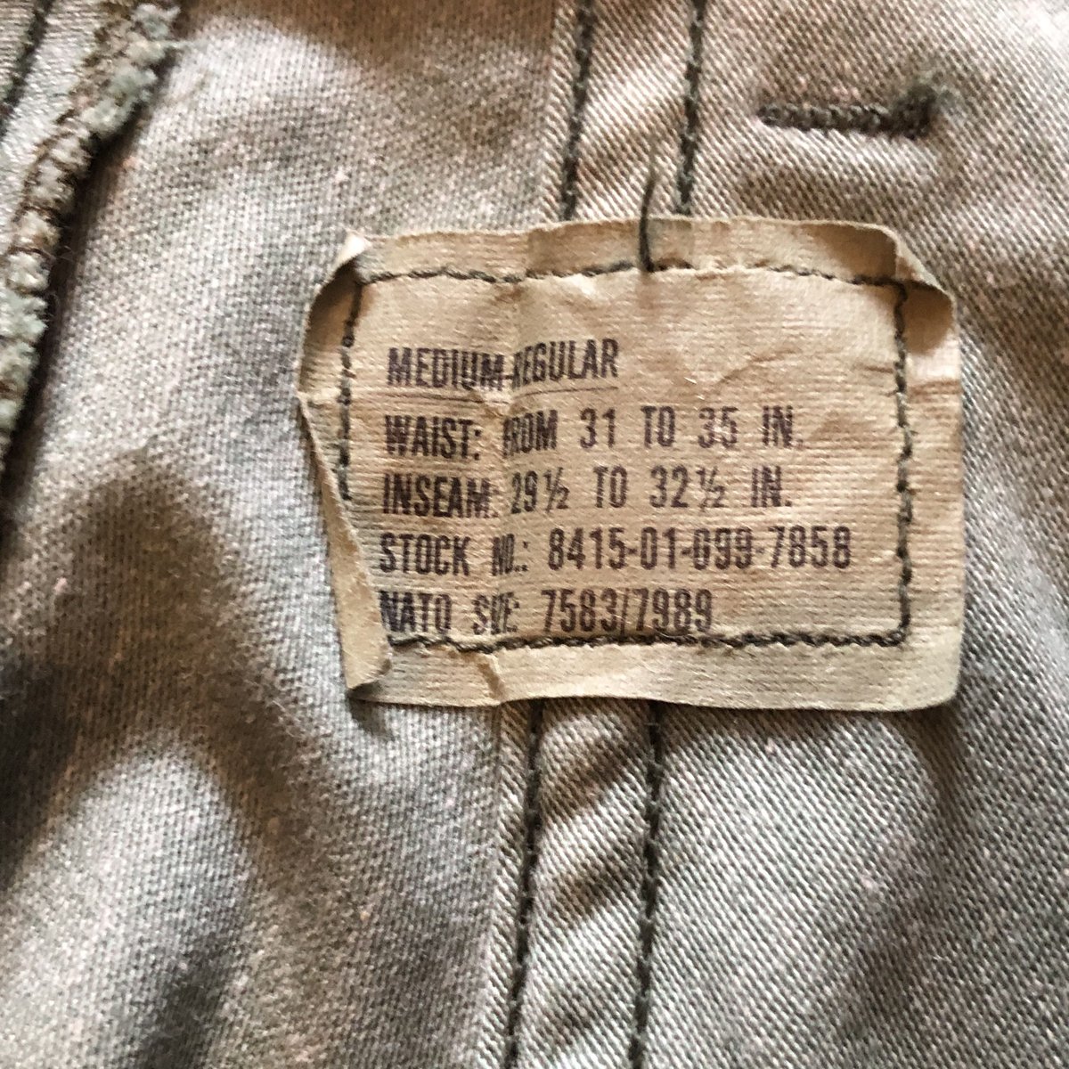 a*g様 ヴィンテージ us m-65 MEDIUM-REGULAR オリーブグ