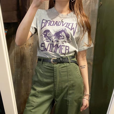 80年代スイマープリントTシャツ