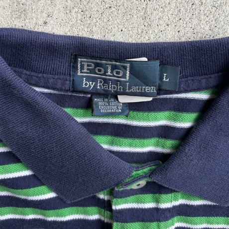 Polo ボーダーポロシャツ
