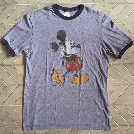 ミッキー リンガーTシャツ
