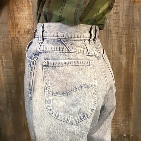 USA製Leeケミカルウォッシュハイウエストパンツ