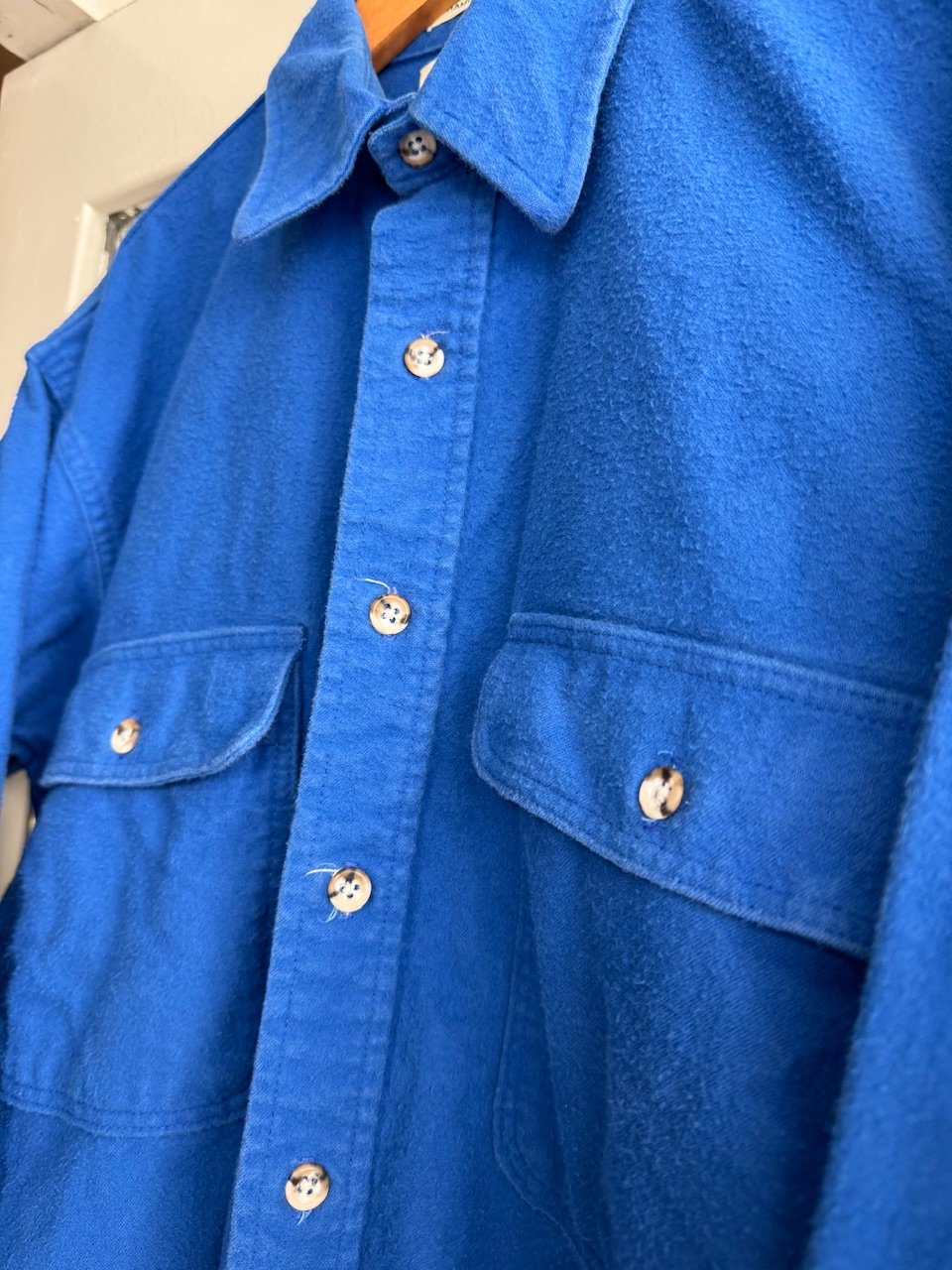 USA製　セントジョンズベイ　シャモアクロスシャツ USA製 90s ST JOHNS BAY シャモアクロスシャツ ネルシャツ メンズ