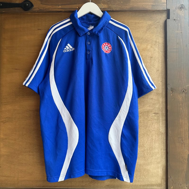 00s adidas England 代表　ポロシャツ サッカーシャツ 00sアディダスイングランド代表サッカーシャツ古着ゲーム
