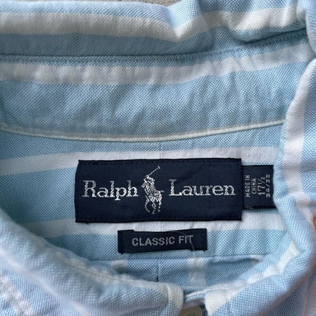 Ralph Lauren ストライプボタンダウンシャツ