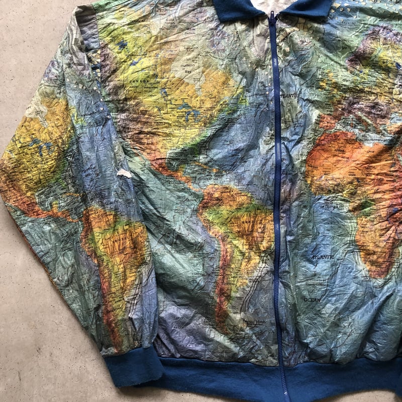 90's ペーパージャケット 〝世界地図〟 | CUSTOM FEVER