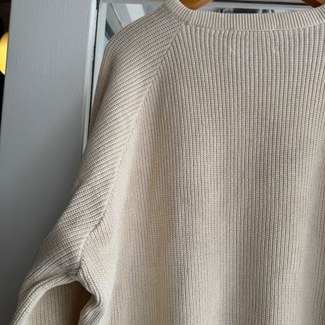 80's L.L.beanコットンニットセーター  XL